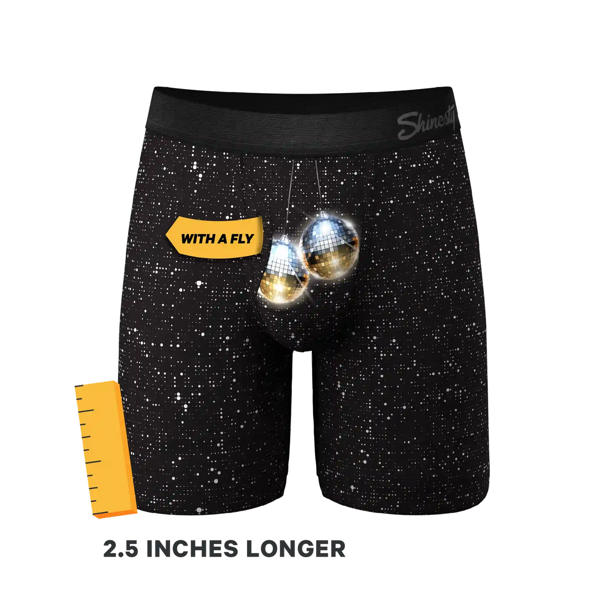 The Discotheque | Disco Ball Ball Hammock® Boxer - Long Leg