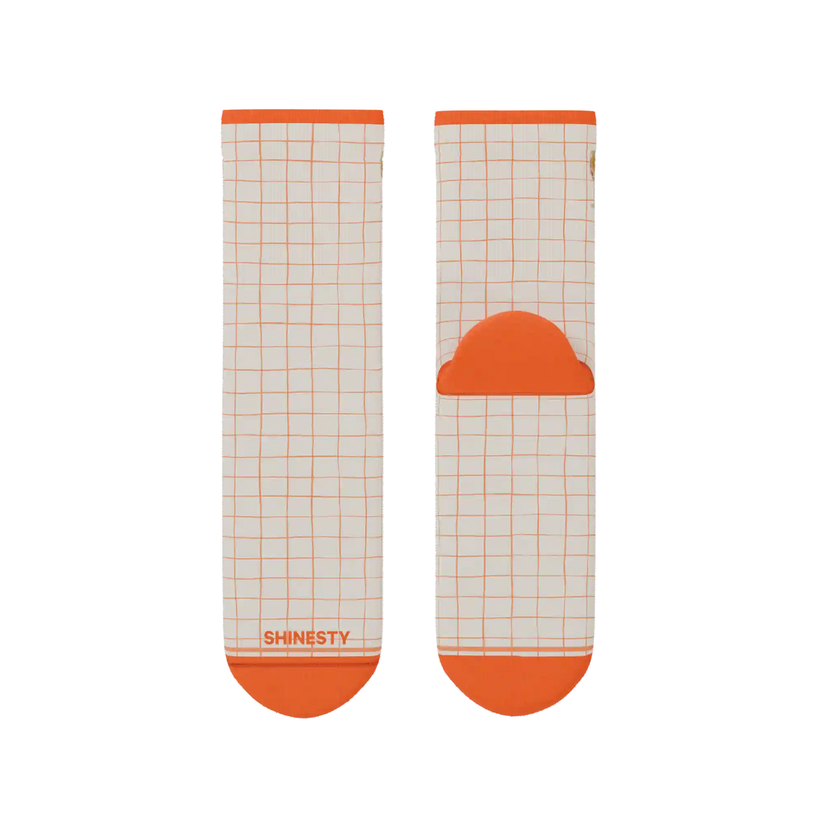 The Aperolaholic | Spritz Heel Hammock™ Quarter Crew Socks