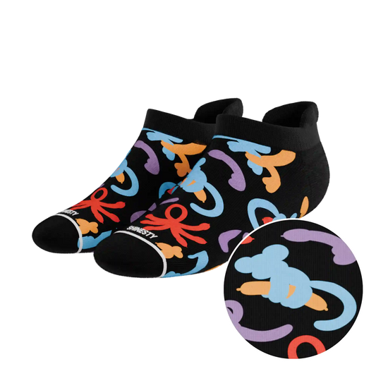 The Knot Tonights | Balloon Animal Heel Hammock™ Ankle Socks