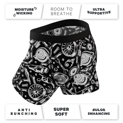 The Gear Head | Stick Shift Ball Hammock® Pouch Underwear With Fly
