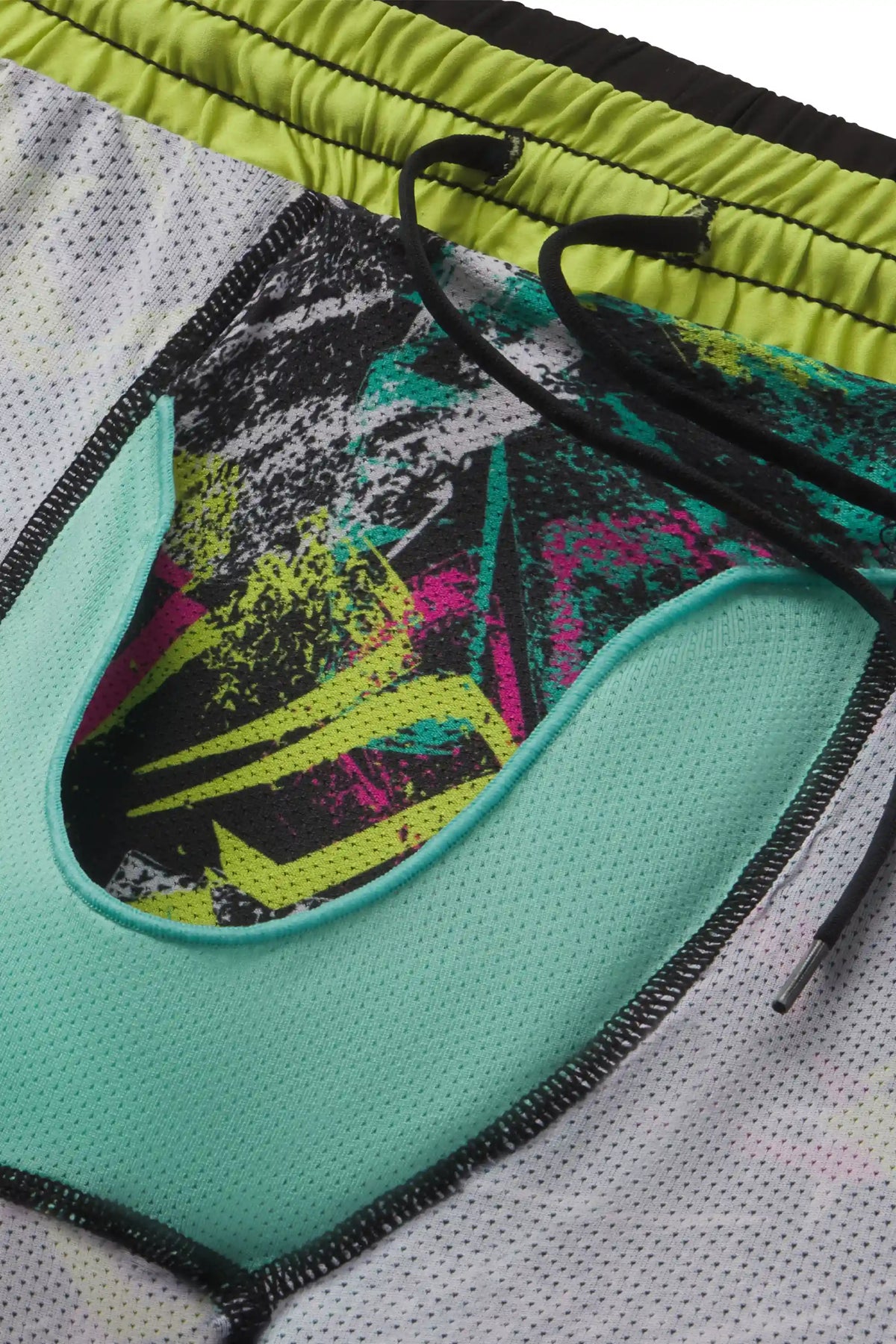 The Warm Up | Black and Neon Ball Hammock® 7 Inch Athletic Shorts