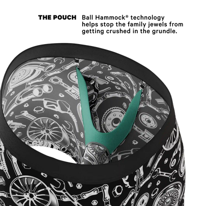 The Gear Head | Stick Shift Ball Hammock® Pouch Underwear With Fly
