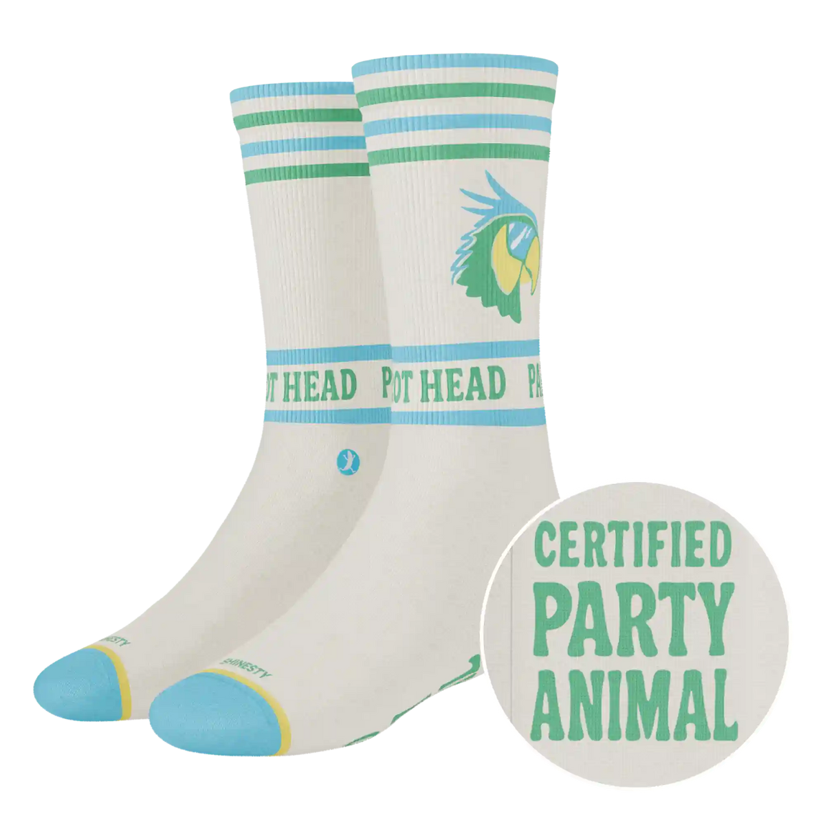The Party Animal | Shinesty x Margaritaville® Heel Hammock™ Crew Socks