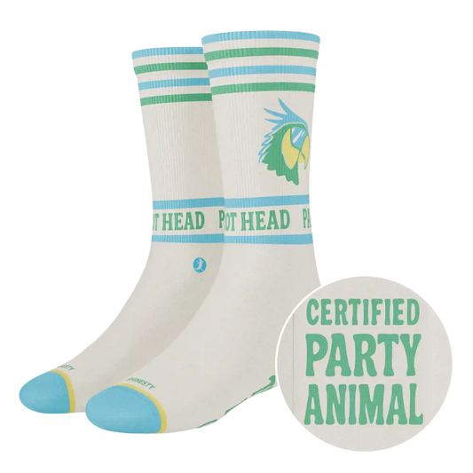 The Party Animal | Shinesty x Margaritaville® Heel Hammock™ Crew Socks