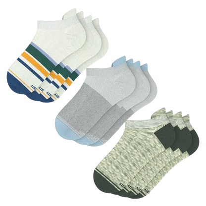 The Retro Pack | Heel Hammock™ Ankle Socks 6 Pack