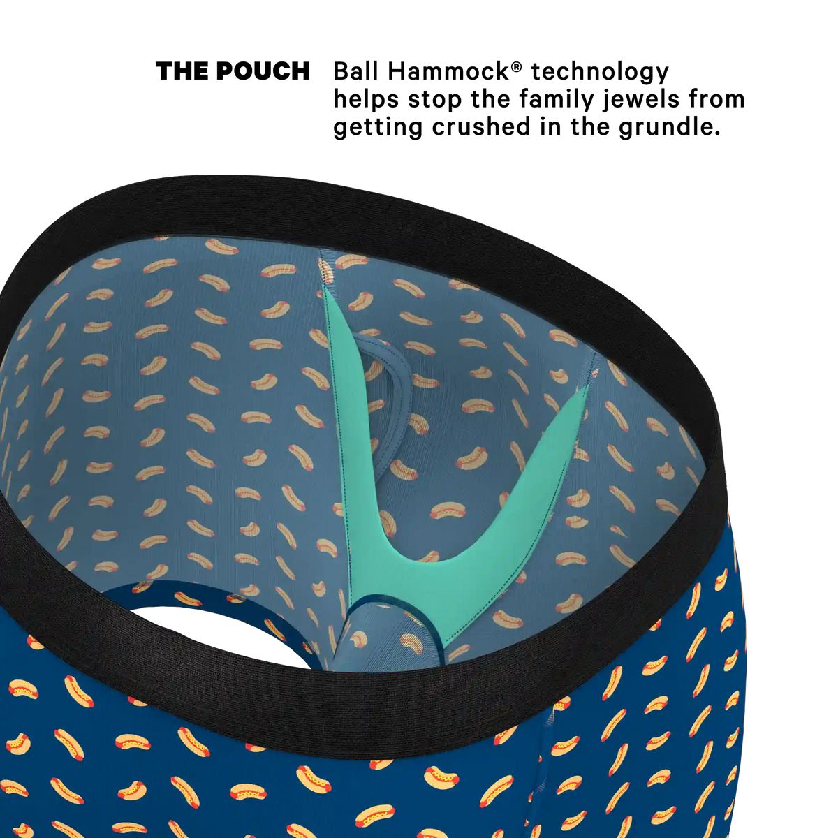 The Itty Bitty Buns | Hotdog Ball Hammock® Pouch Underwear With Fly
