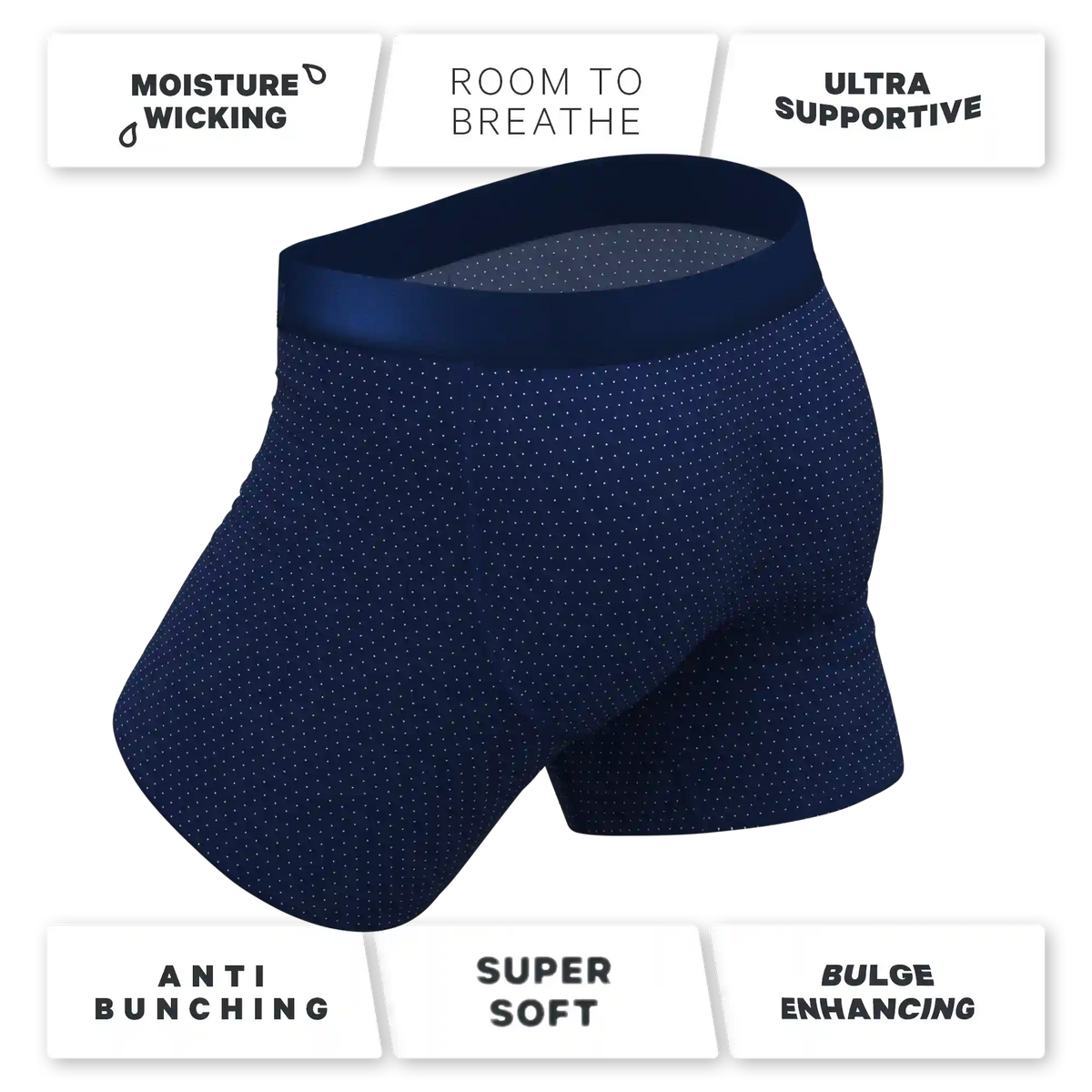 The Dot Your Thighs | Micro Dots Ball Hammock® Pouch Underwear