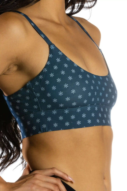 The Avalanche | Color Changing Snowflake Boob Hammock™ Scoop Bralette