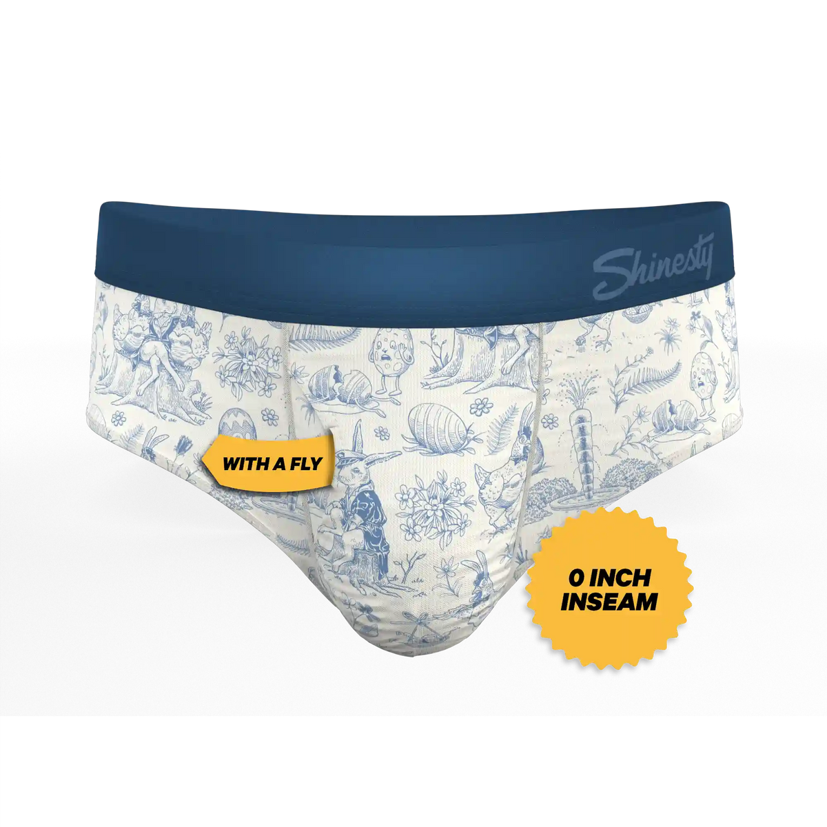The Hot Cottontail | Easter Toile Ball Hammock® Pouch Underwear Briefs
