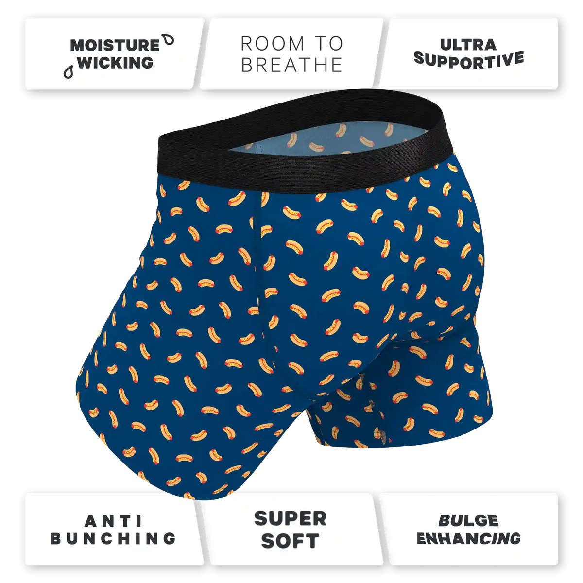 The Itty Bitty Buns | Hotdog Ball Hammock® Pouch Underwear