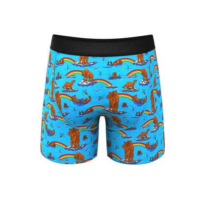 The Bear | Bear and Otter Rainbow Ball Hammock® Pouch Underwear