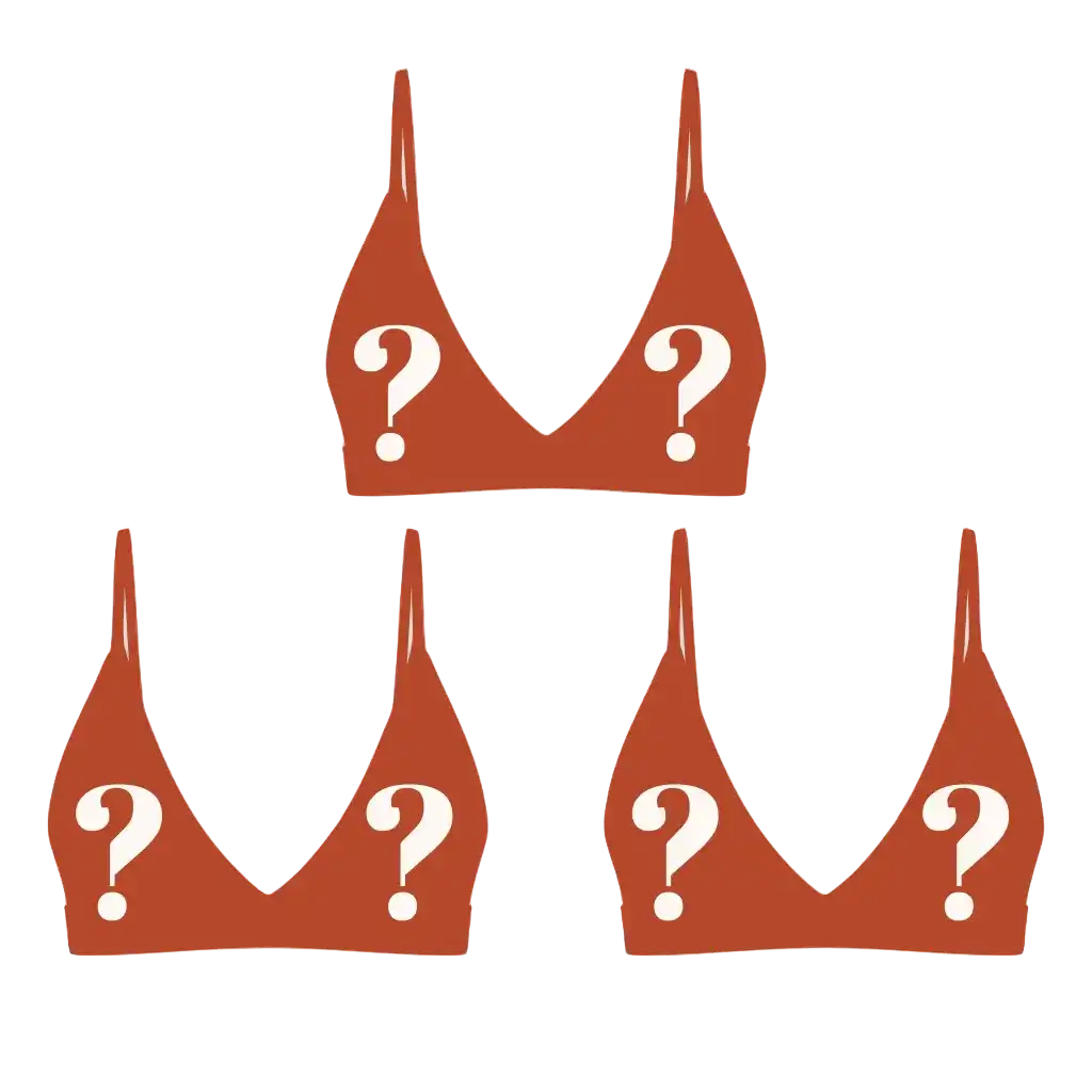 The Mystery | Boob Hammock™ Triangle Bralette 3 Pack