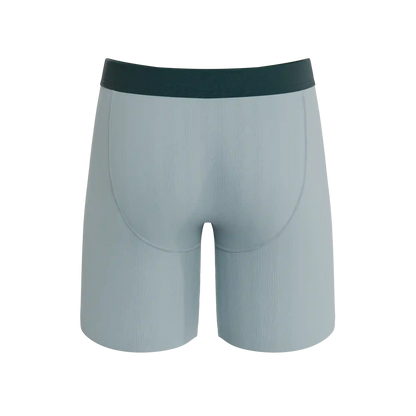 The Dry Ice | Muted Steel Blue Ball Hammock® Boxer - Long Leg
