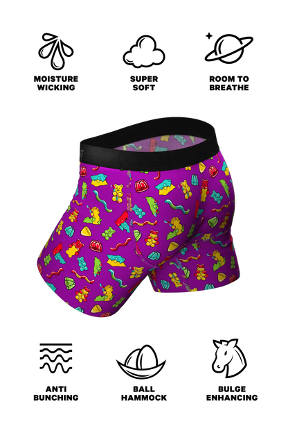 The Naughty Bears | Gummy Bear Ball Hammock® Pouch Underwear With Fly