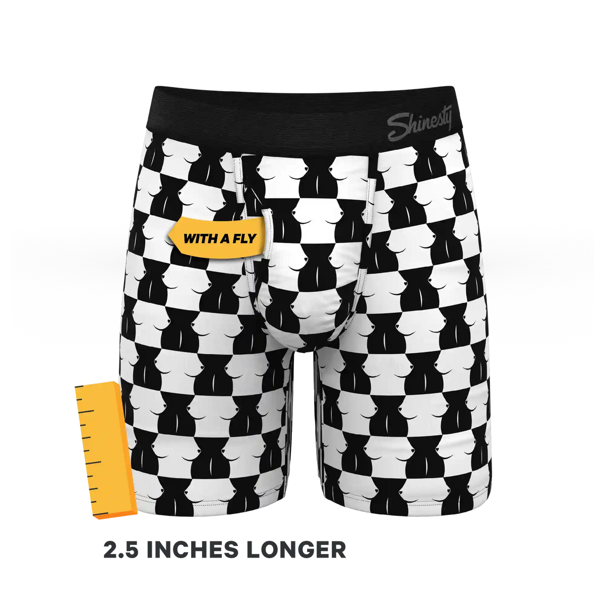 The Chest Mate | Checkered Ball Hammock® Boxer - Long Leg