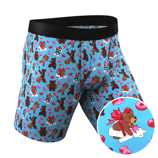 The Stuffed Animal | Teddy Bear Ball Hammock® Boxer - Long Leg