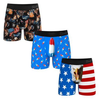The Independance Apex | Ball Hammock® Boxer Brief 3 Pack