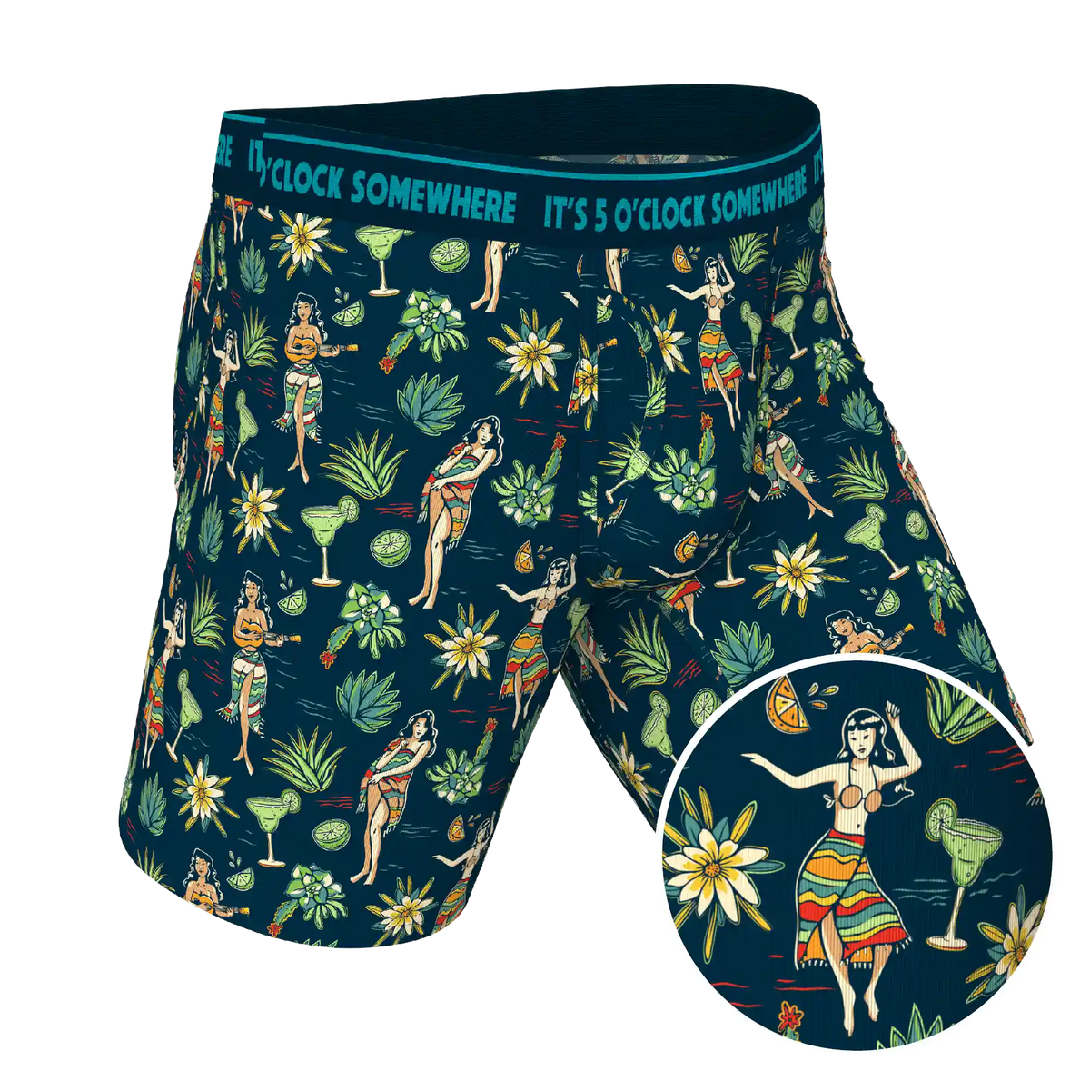 The Lost Shaker of Salt | Shinesty x Margaritaville® Ball Hammock® Boxer - Long Leg