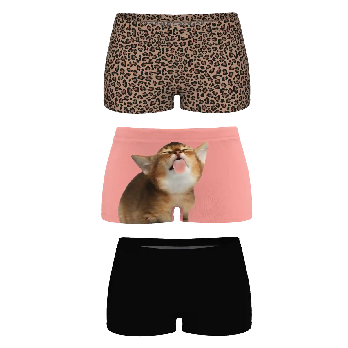 The Feline | Boyshort Underwear 3 Pack