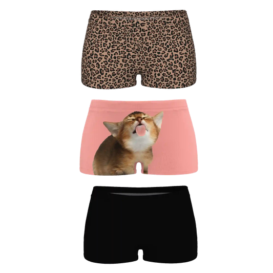 The Feline | Boyshort Underwear 3 Pack