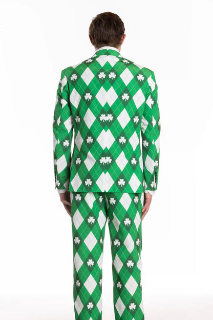 The Cabbage Connoisseur | Green Argyle St. Patrick's Day Suit
