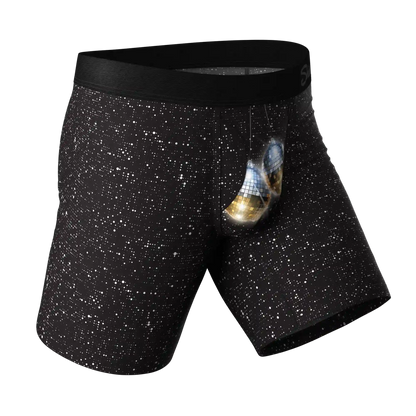 The Discotheque | Disco Ball Ball Hammock® Boxer - Long Leg