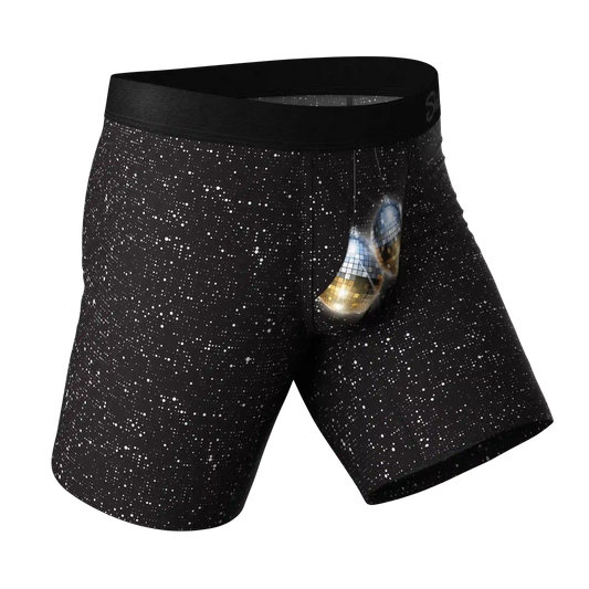 The Discotheque | Disco Ball Ball Hammock® Boxer - Long Leg