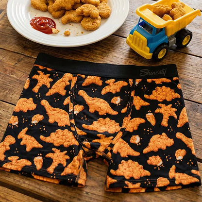 The Jurassic Lunch | Dino Nuggets Youth Boxer Briefs