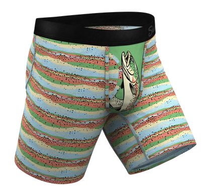 The Trout Of The Blue | Trout Skin Ball Hammock® Boxer - Long Leg