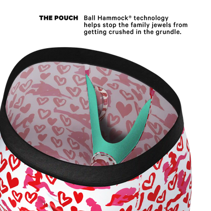 The Hot-Blooded Handbook | Valentines Ball Hammock® Boxer - Long Leg