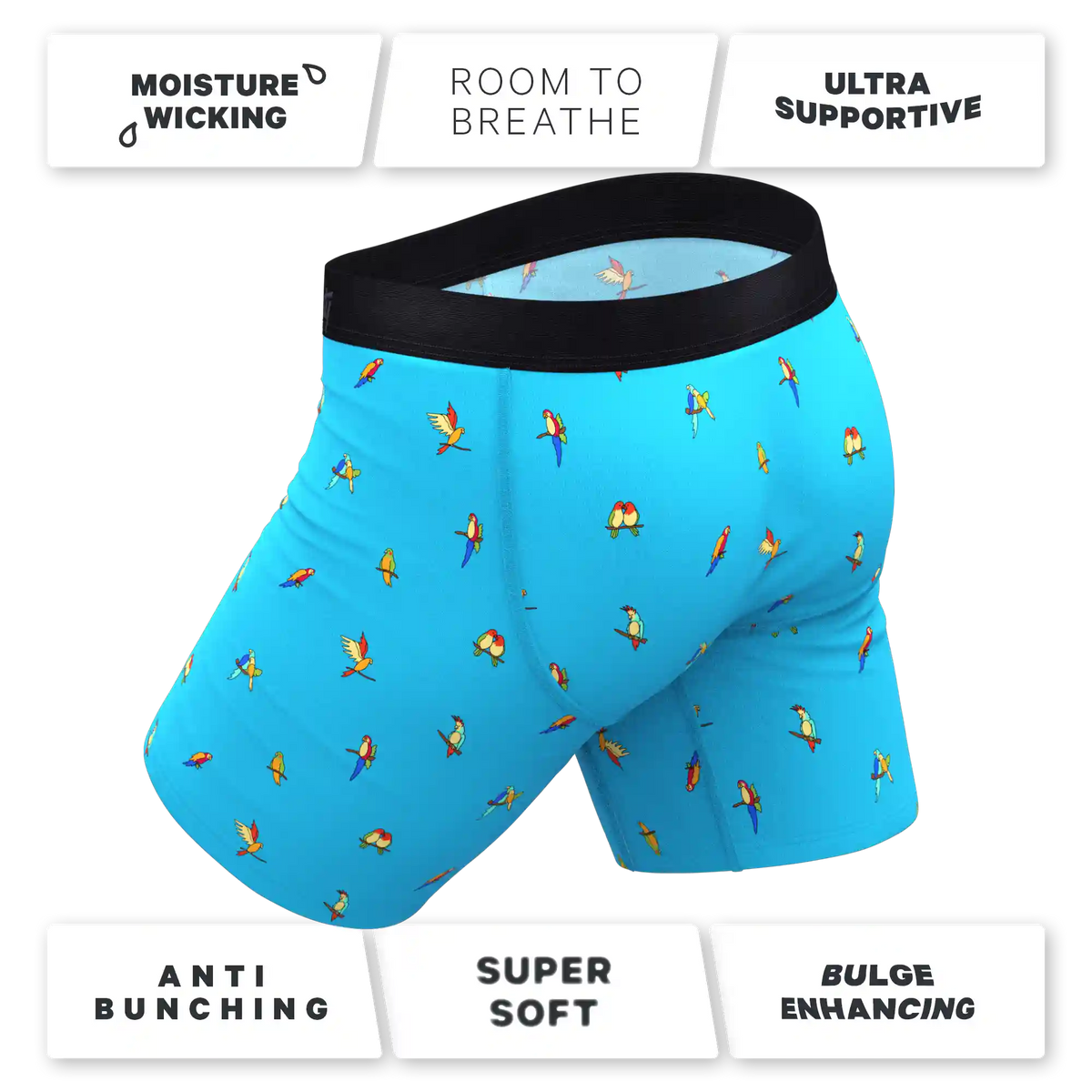 The Tweet Yourself | Parrot Ball Hammock® Boxer - Long Leg