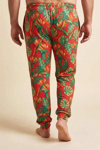 The Wiener In Paradise | Shinesty X Wienerschnitzel Tropical SleepDeep™ Men’s Pajama Joggers