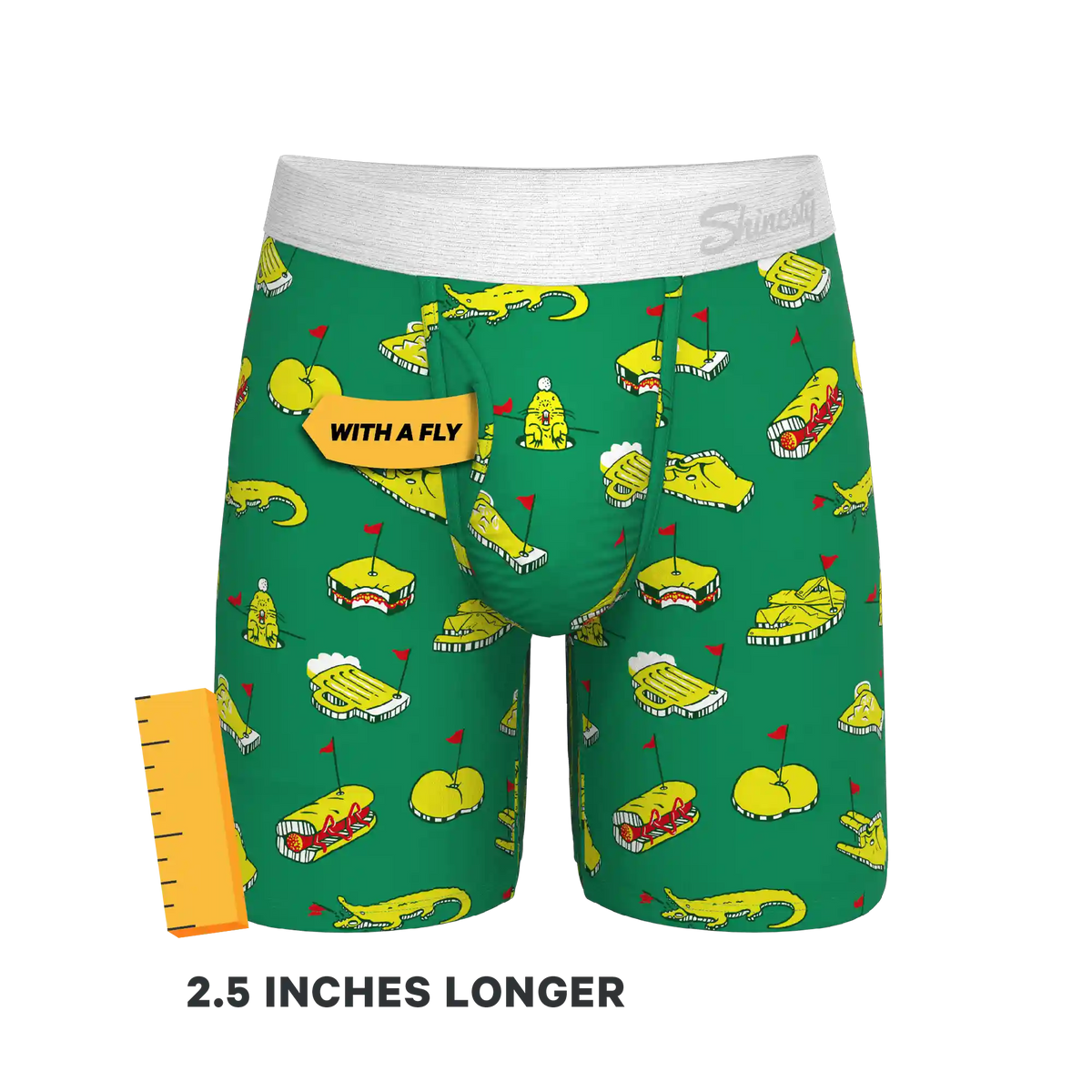 The 19th Hole | Golf Tournament Holes Ball Hammock® Boxer - Long Leg