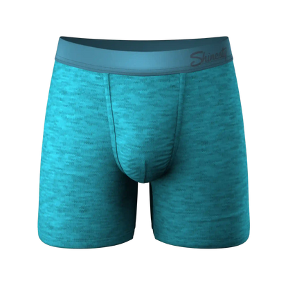 The Nerves of Teal | Teal Heather Ball Hammock® Pouch Underwear