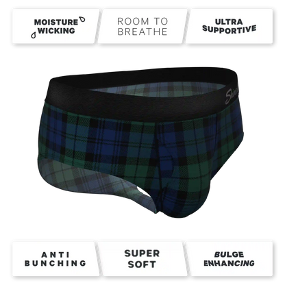 The Black Watch | Tartan Plaid Ball Hammock® Pouch Underwear Briefs
