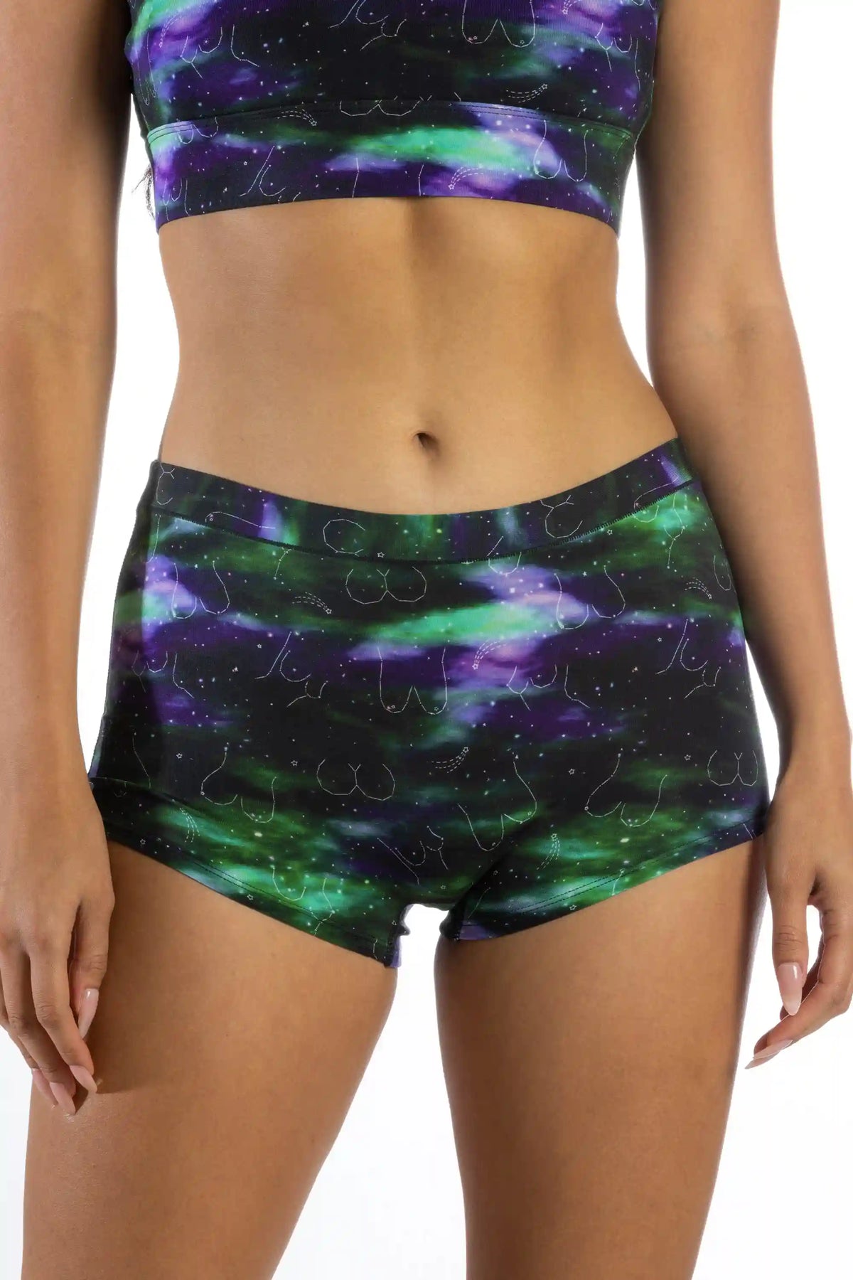 The Milky Way | Northern Lights Modal Boyshort Underwear