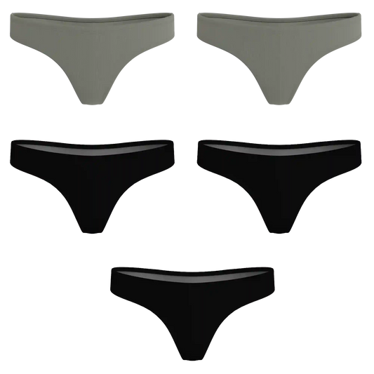 The Evergreen | MicroModal Thong 5 Pack