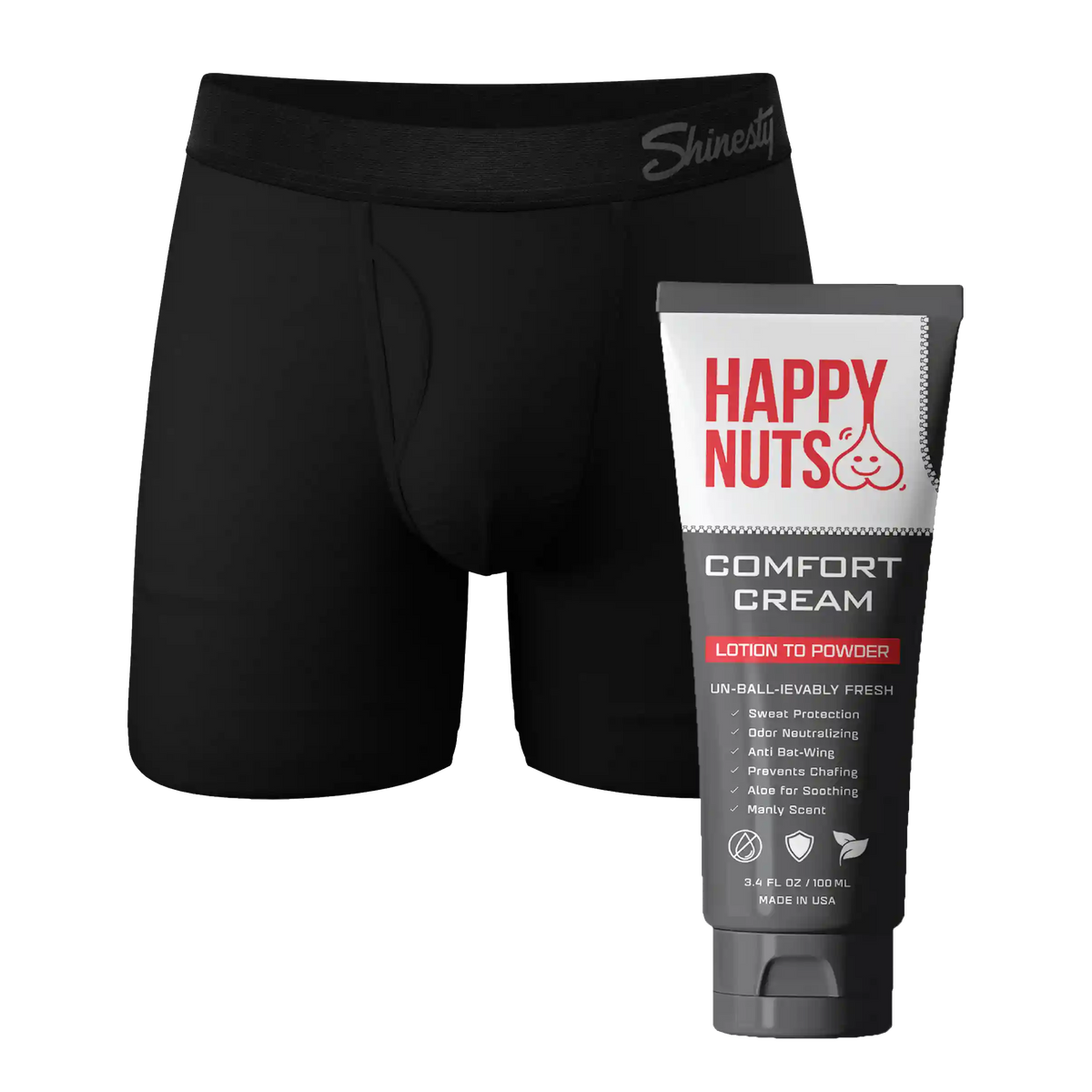 The Threat Level Midnight | Black Ball Hammock® Boxer and Ball Cream Pack