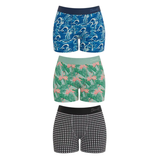 The Wet & Wild | Women’s Boxers 3 Pack