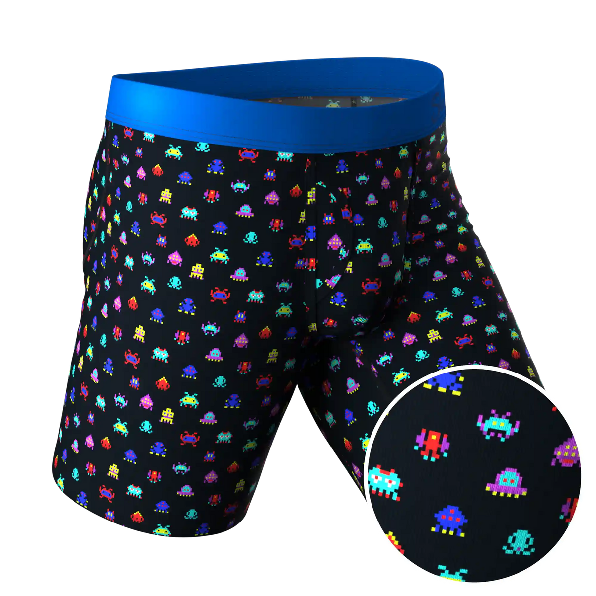 The Master Blaster | Video Game Ball Hammock® Boxer - Long Leg