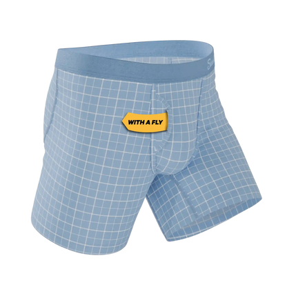 The Spick & Span | Window Pane Plaid Ball Hammock® Pouch Underwear With Fly