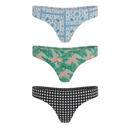 The Vacation Vices | MicroModal Thong 3 Pack
