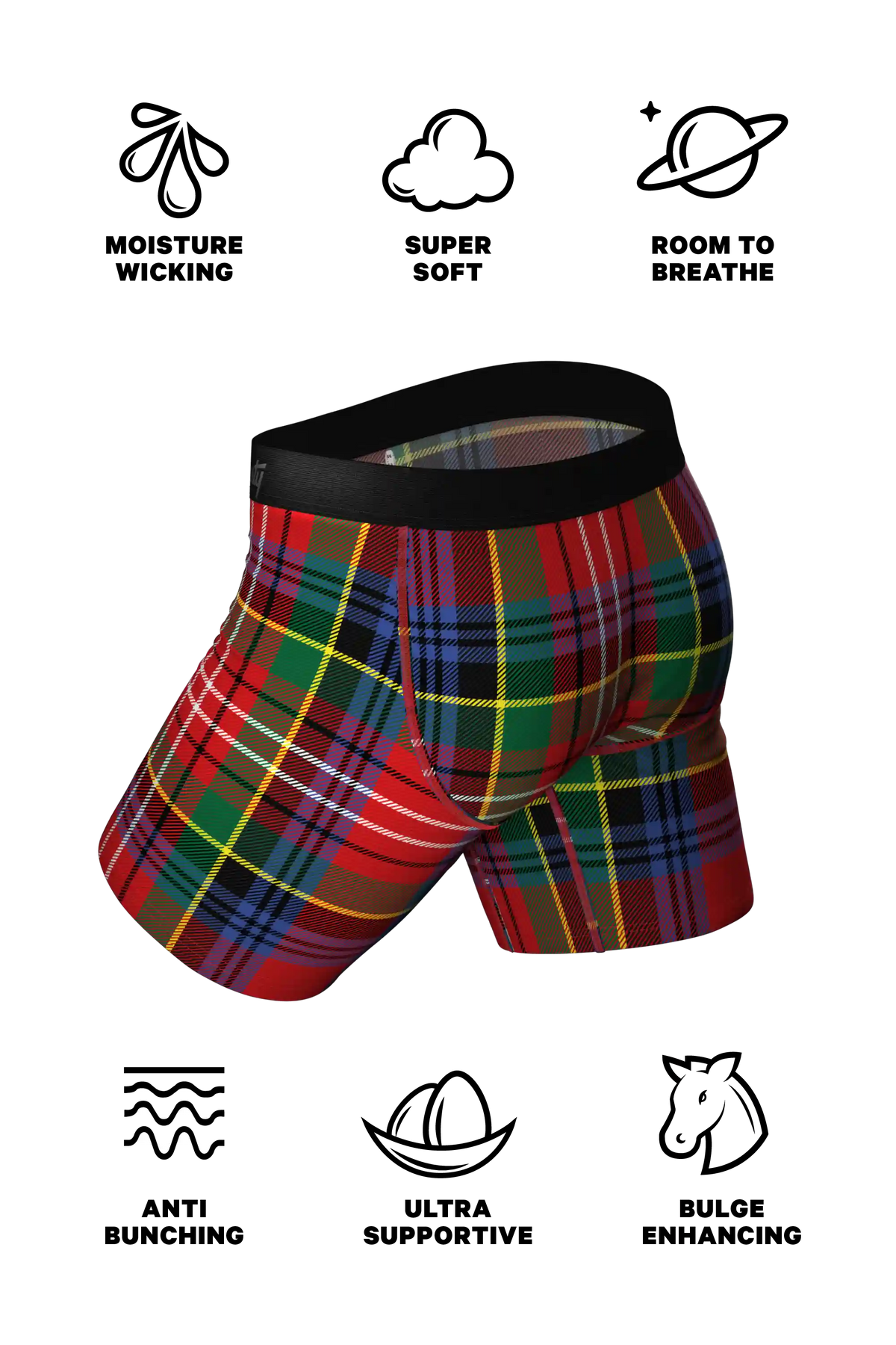 The Kiss Me There | Mistletoe Ball Hammock® Boxer - Long Leg