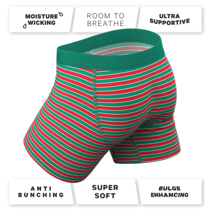 The Stripe Club | Christmas Striped Ball Hammock® Pouch Underwear
