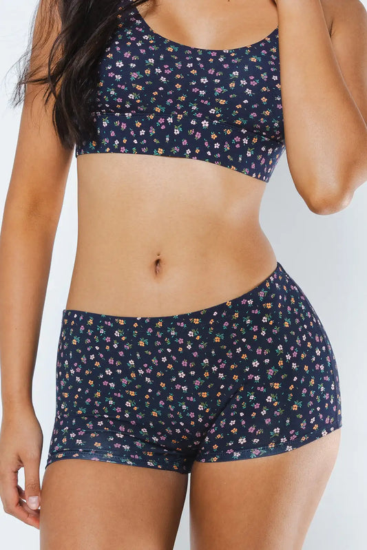 The Ditsy Daisy | Daisy Print Modal Boyshort Underwear