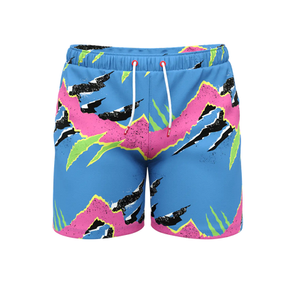 The Melted Popsicle | Retro Neon Ball Hammock® Pouch 5" Swim Trunks
