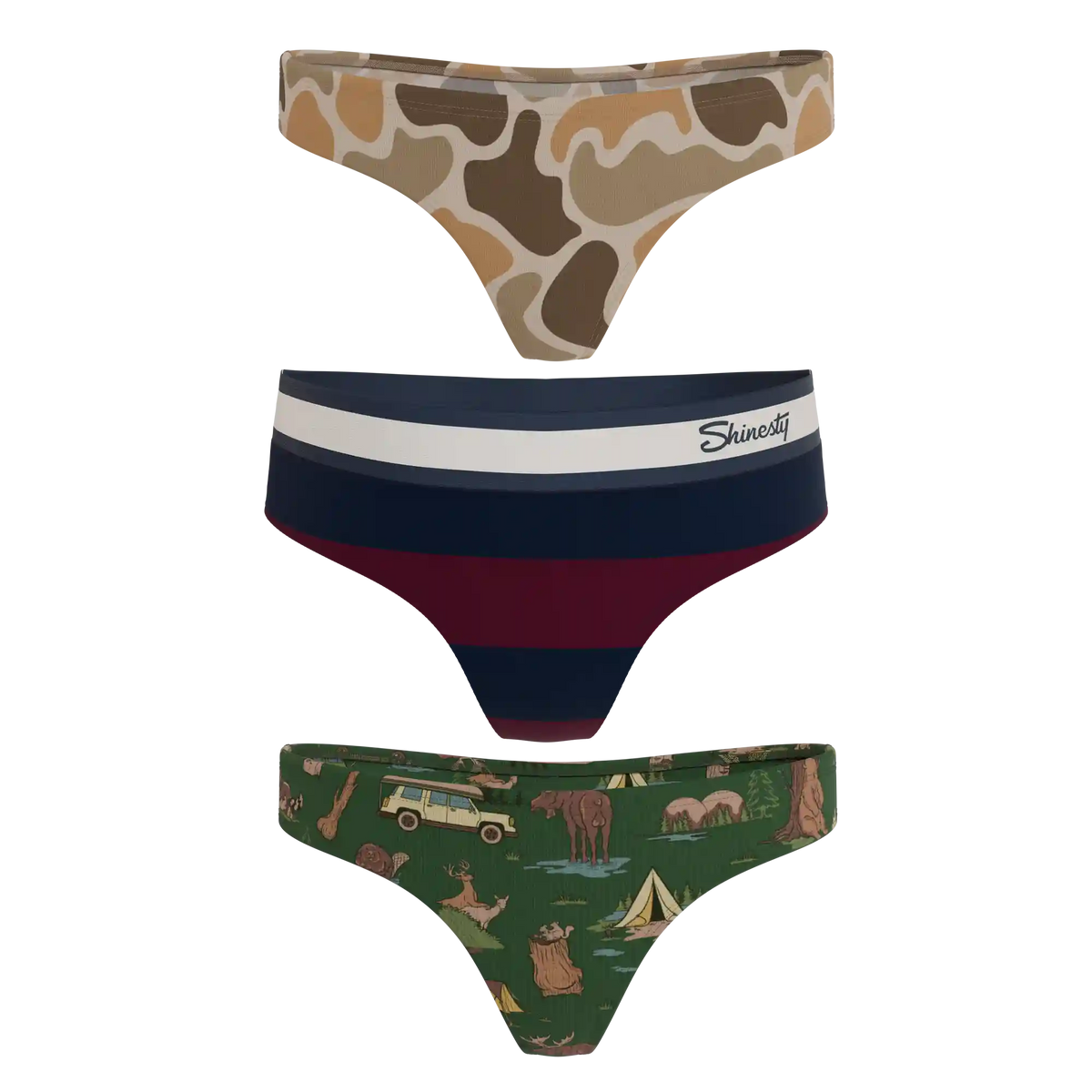 The Happy Trails | MicroModal Thong 3 Pack