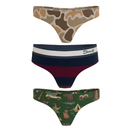 The Happy Trails | MicroModal Thong 3 Pack