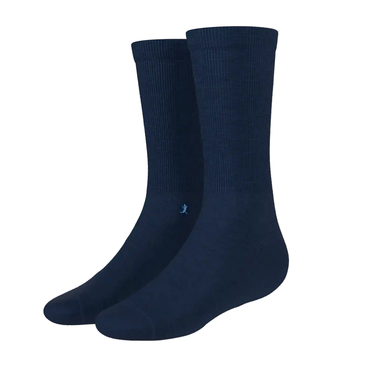 The Ocean Blue | Chambray Heather Heel Hammock™ Crew Socks