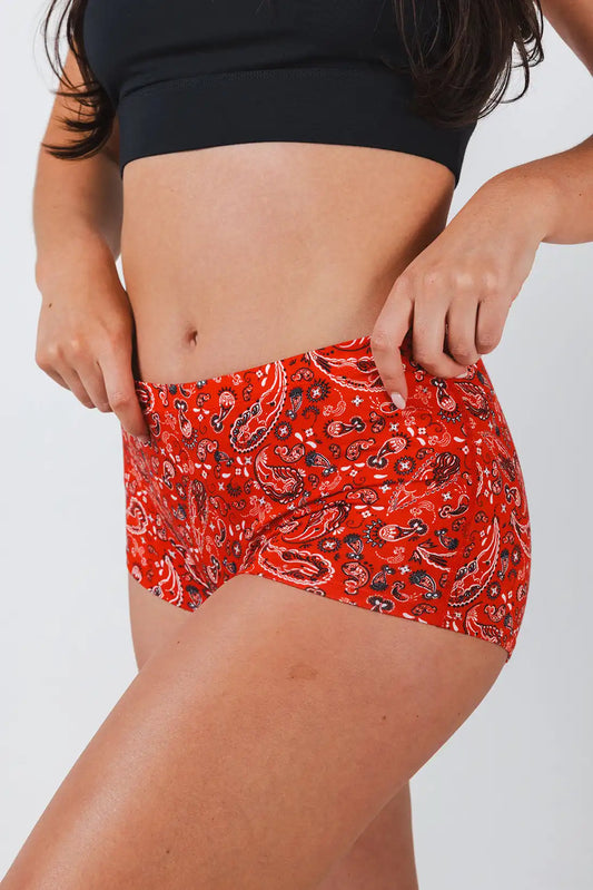 The Outlaw | Naughty Paisley Modal Boyshort Underwear
